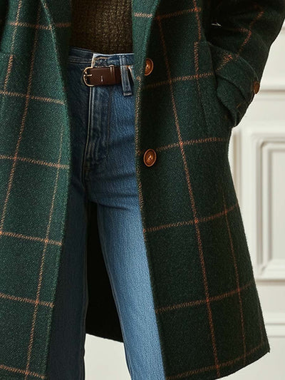 Diana - Cambridge Wool Check Coat