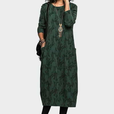 Ellie - Elegant Winter Midi Dress