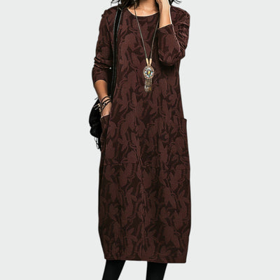 Ellie - Elegant Winter Midi Dress