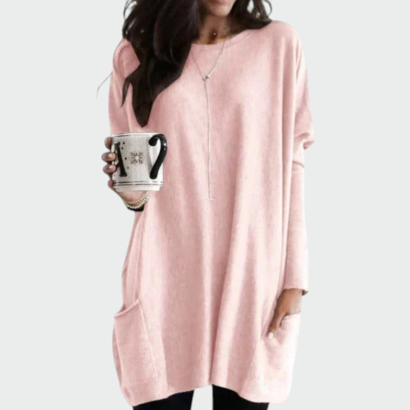 Ellie | Comfortable Tunic Midi Dress