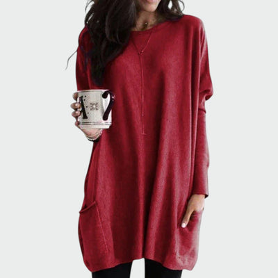 Ellie | Comfortable Tunic Midi Dress