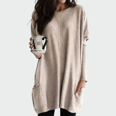 Ellie | Comfortable Tunic Midi Dress