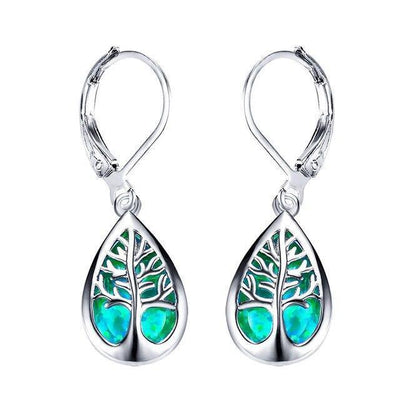 Tree of Life Gold Earrings